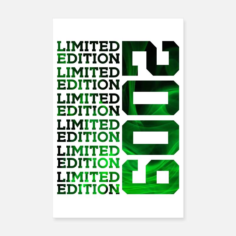 ÉDITION LIMITÉE 2009 17 ANS 17E ANNIVERSAIRE Poster 20 x 30 cm