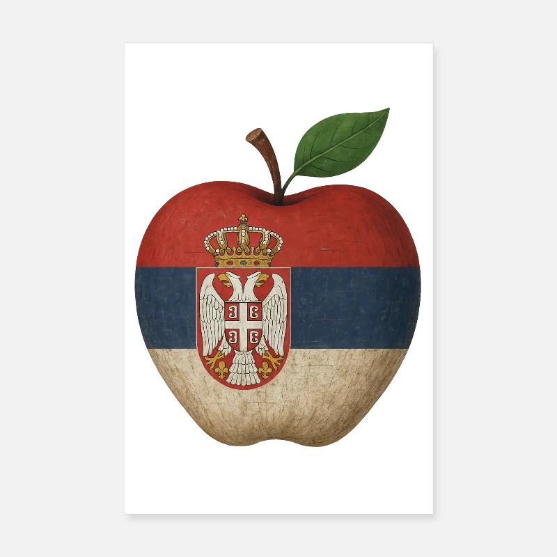 Serbie Poster 20 x 30 cm