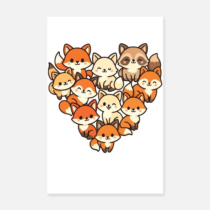Fuchs Poster 20x30 cm