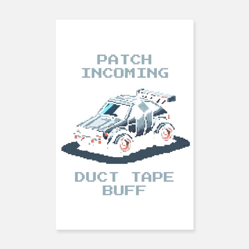 Patch : ruban adhésif | Humour des voitures RC Poster 20 x 30 cm