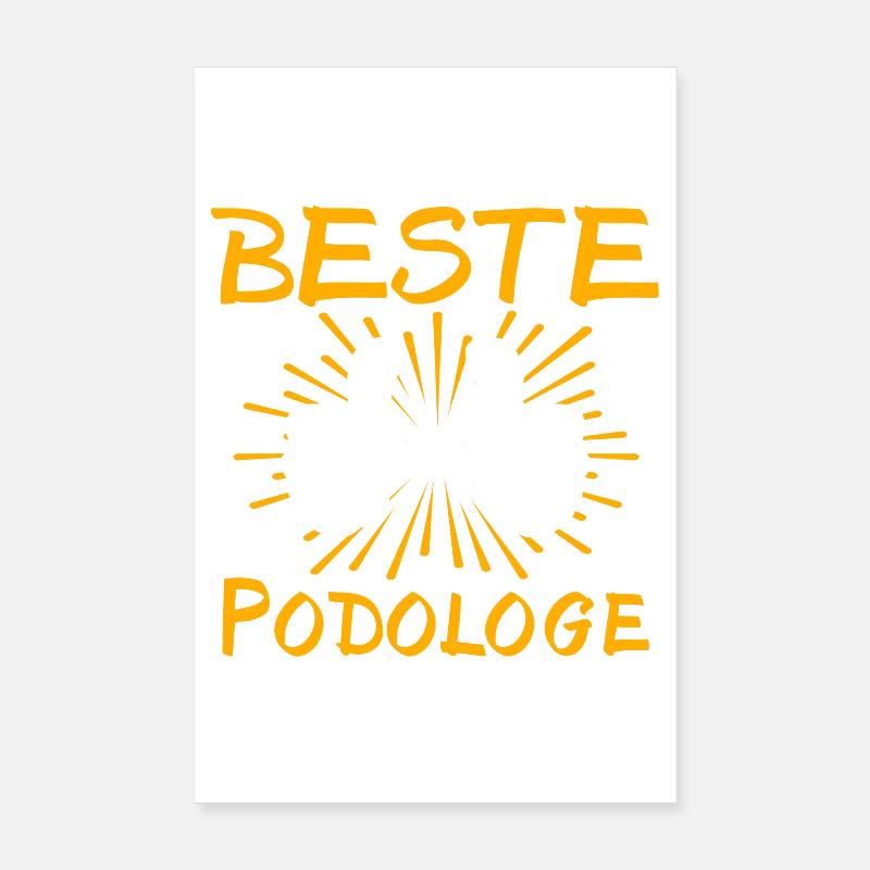Idée de cadeau pour podiatre Poster 20 x 30 cm
