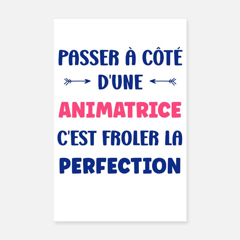 animatrice Poster 20 x 30 cm