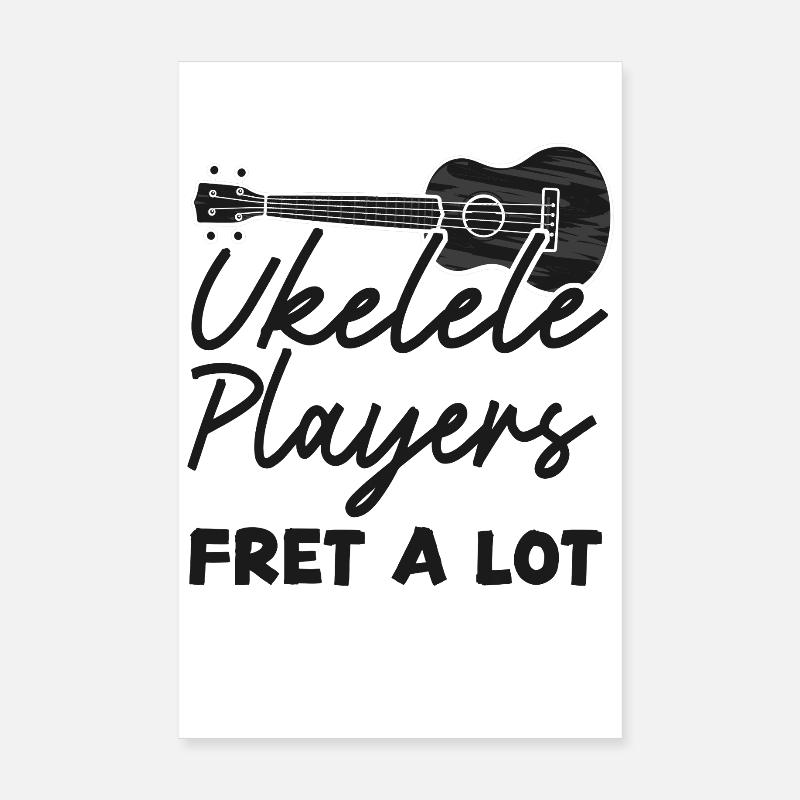 Hawaiian Ukulele Uke Ukulele Poster 20x30 cm