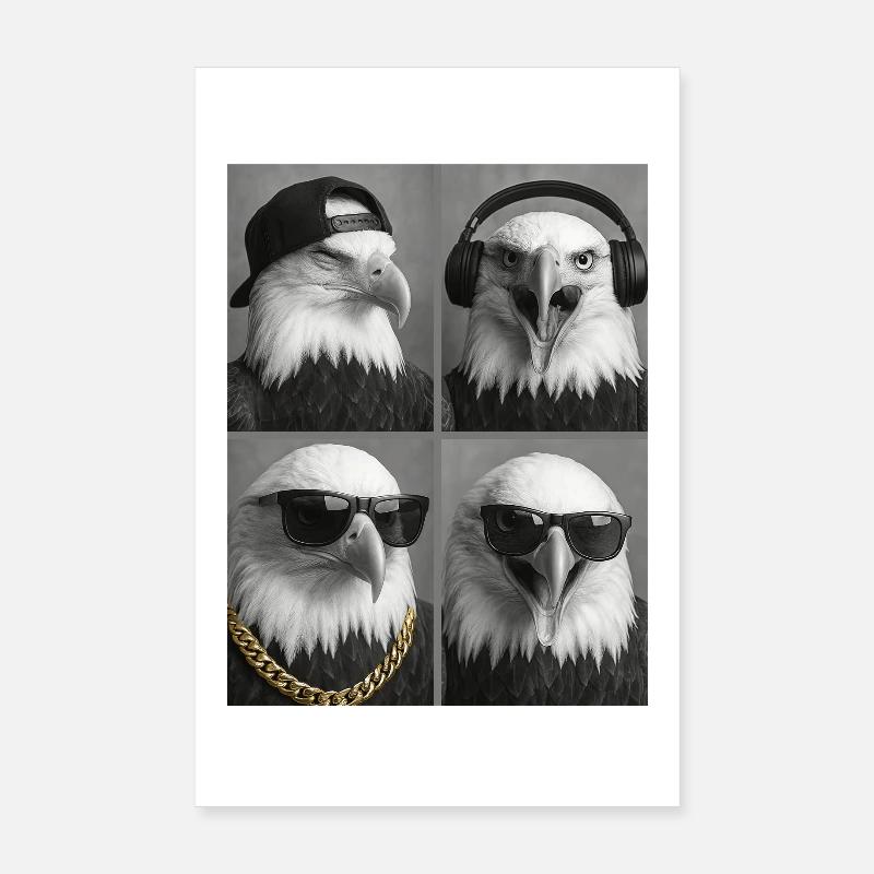 Eagle Poster 8" x 12" (20x30 cm)