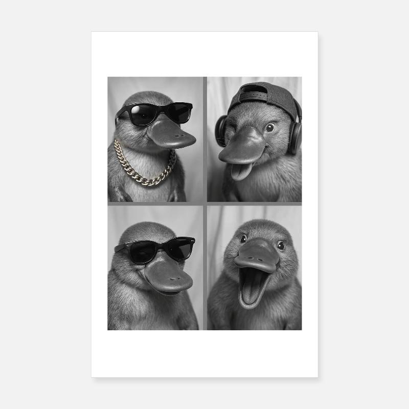 Platypus Poster 8" x 12" (20x30 cm)