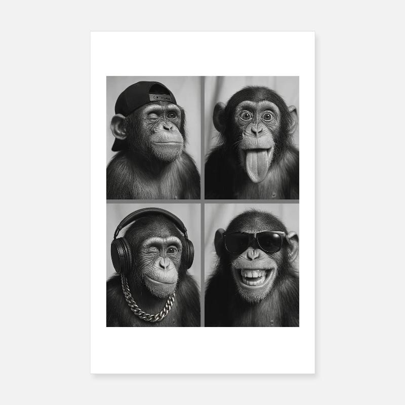 Affee Poster 20 x 30 cm