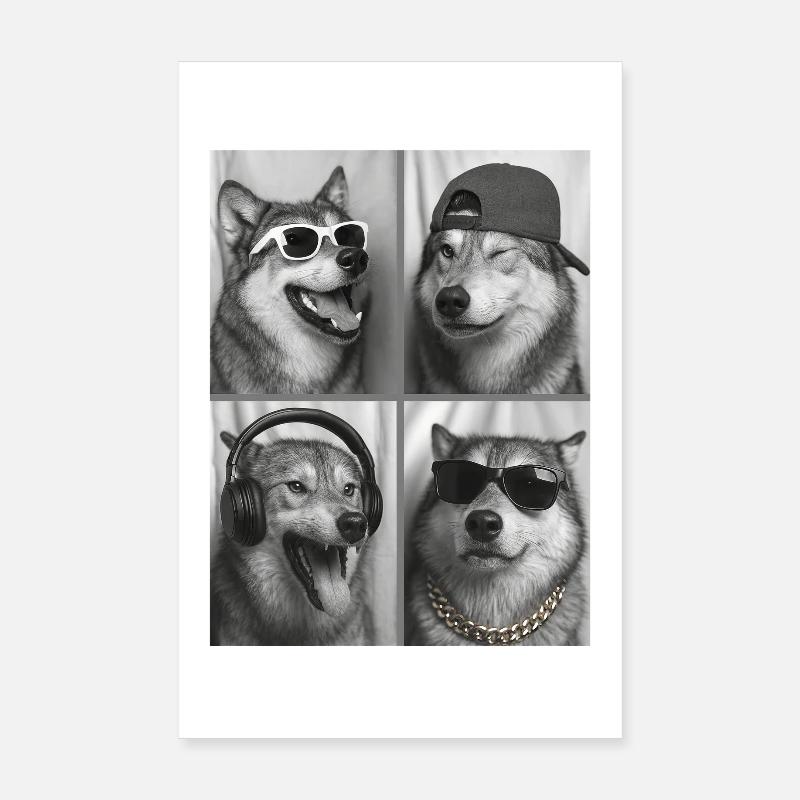 Loup Poster 20 x 30 cm