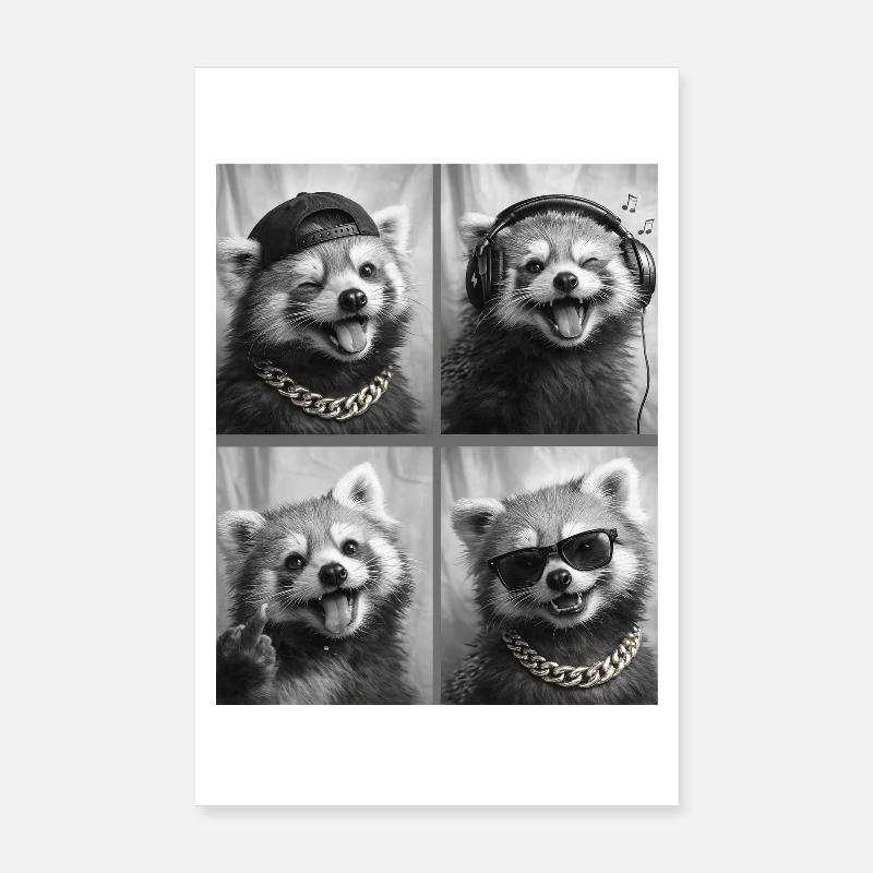 petit panda Poster 20 x 30 cm