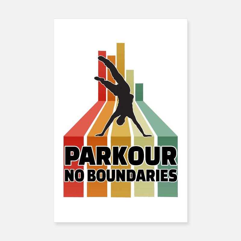 Parkour sans frontières Poster 20 x 30 cm