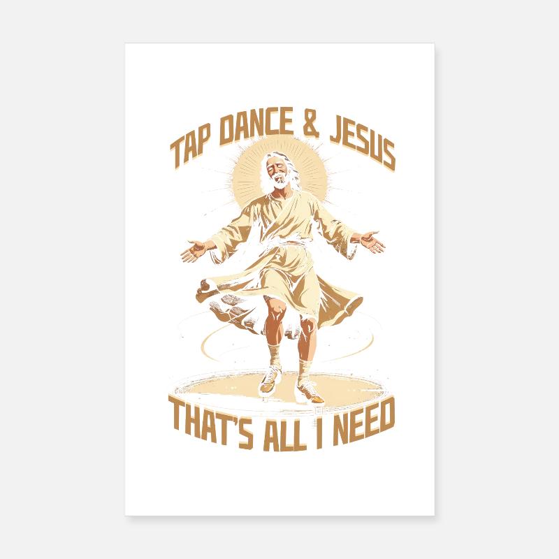 Tap Dance, Tap Dancer, Tap Dancer, Stepper Poster 8" x 12" (20x30 cm)