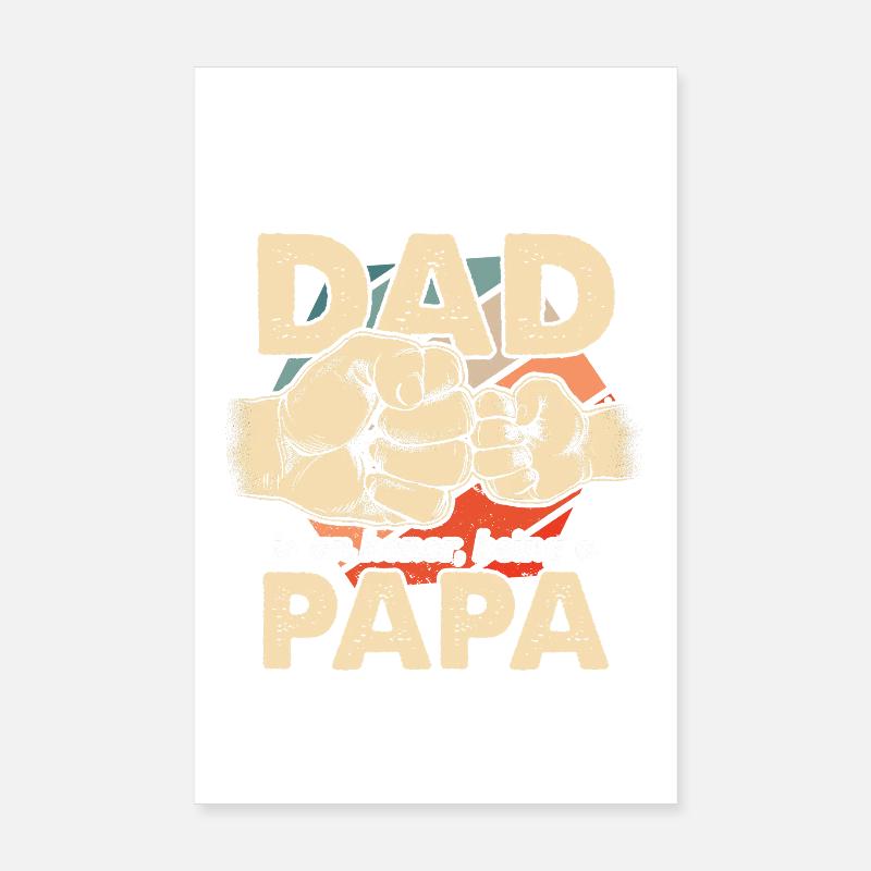 Être père : Papa est inestimable Poster 20 x 30 cm