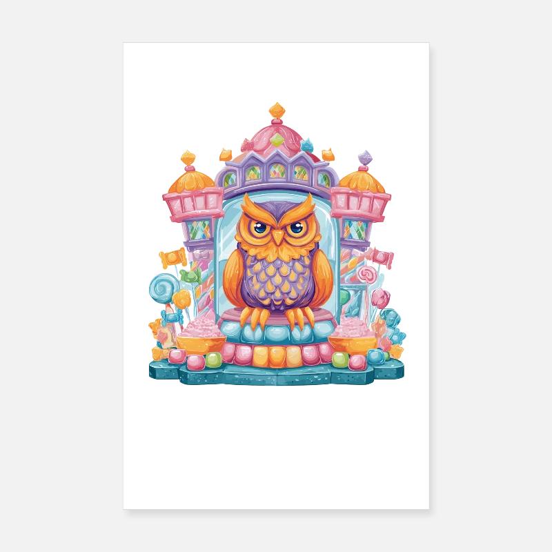Sugar King Owl Throne Poster 8" x 12" (20x30 cm)
