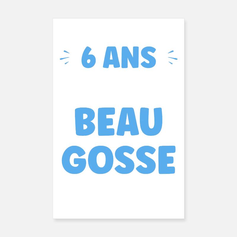 6 ans Poster 20 x 30 cm