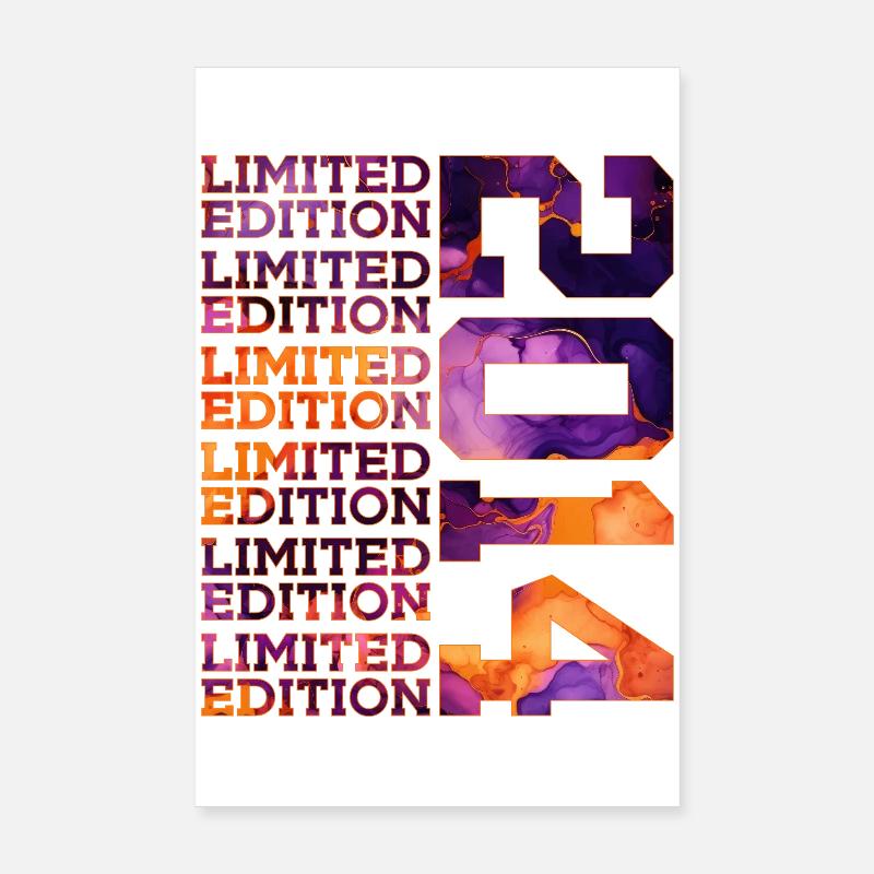12E ANNIVERSAIRE ÉDITION LIMITÉE 2014 Poster 20 x 30 cm