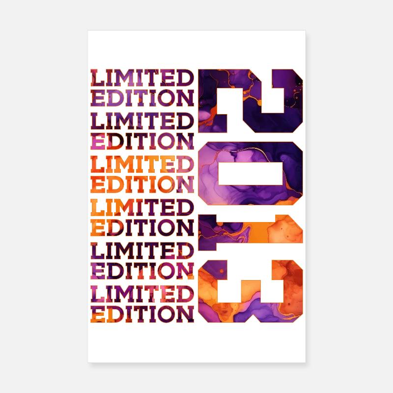 13E ANNIVERSAIRE ÉDITION LIMITÉE 2013 Poster 20 x 30 cm