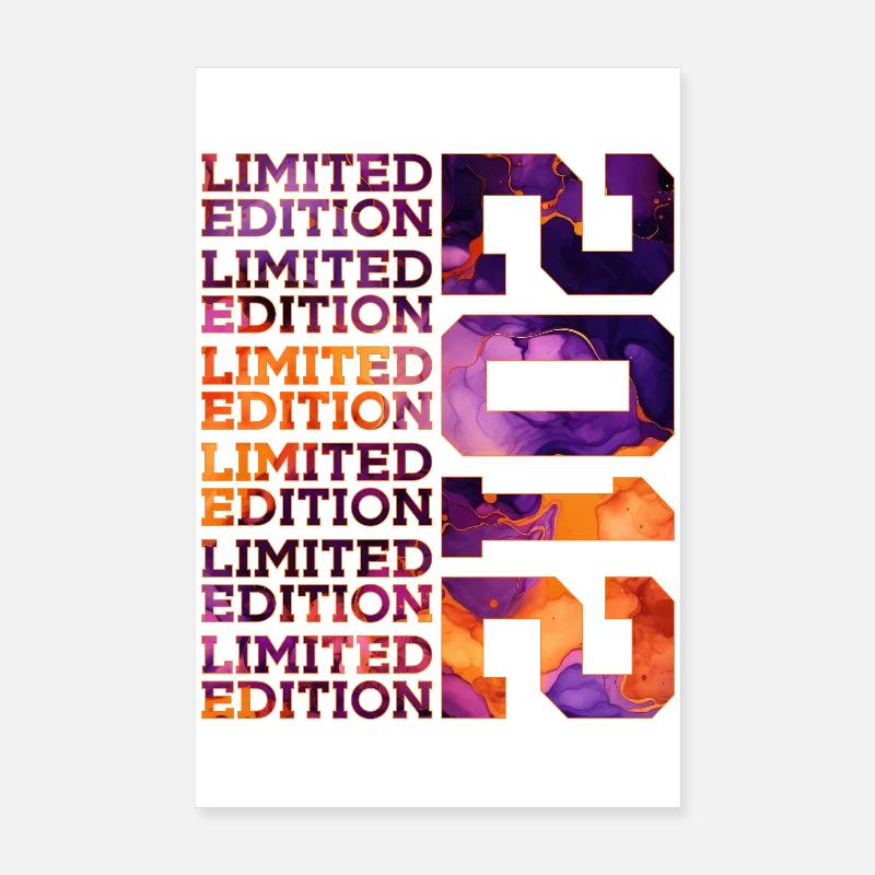 14E ANNIVERSAIRE ÉDITION LIMITÉE 2012 Poster 20 x 30 cm