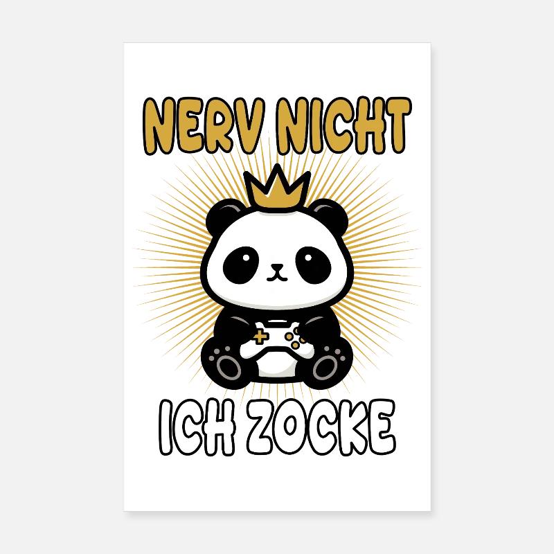 Gamer - Courage de ne pas jouer Poster 20 x 30 cm