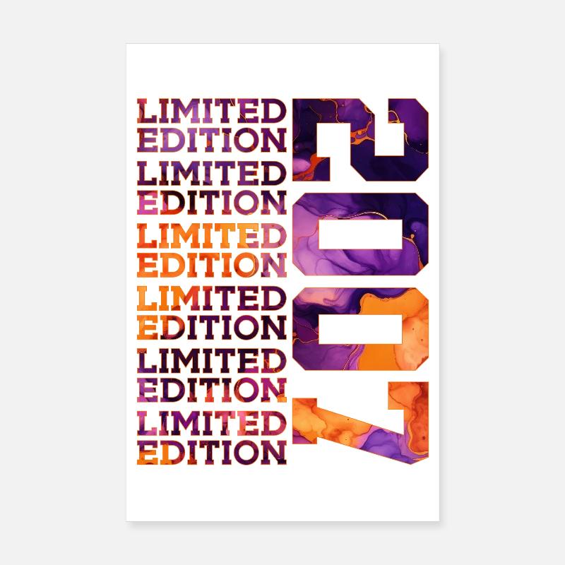 19E ANNIVERSAIRE ÉDITION LIMITÉE 2007 Poster 20 x 30 cm