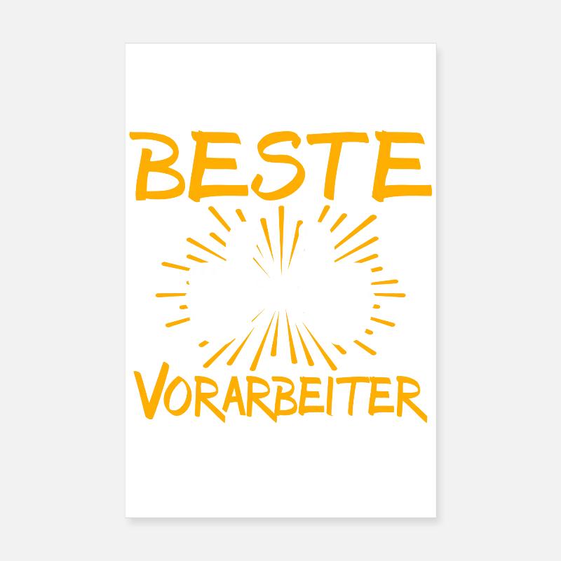 Idée de cadeau pour le contremaître Poster 20 x 30 cm