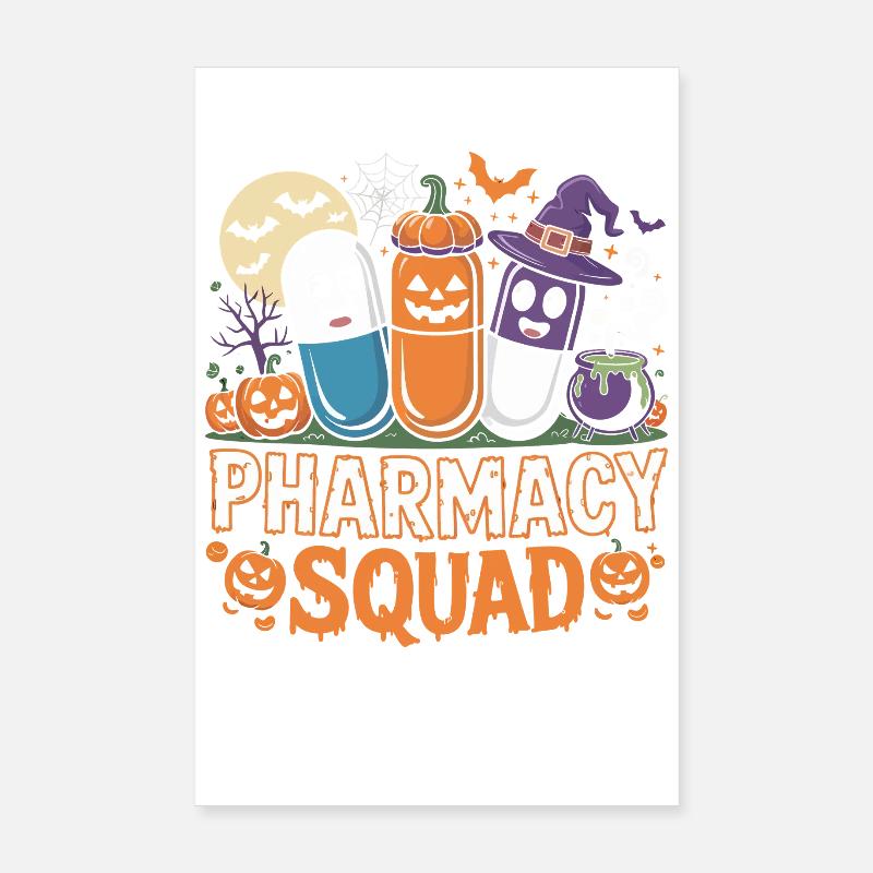 Pharma Squad Halloween Kollektion Poster 20x30 cm