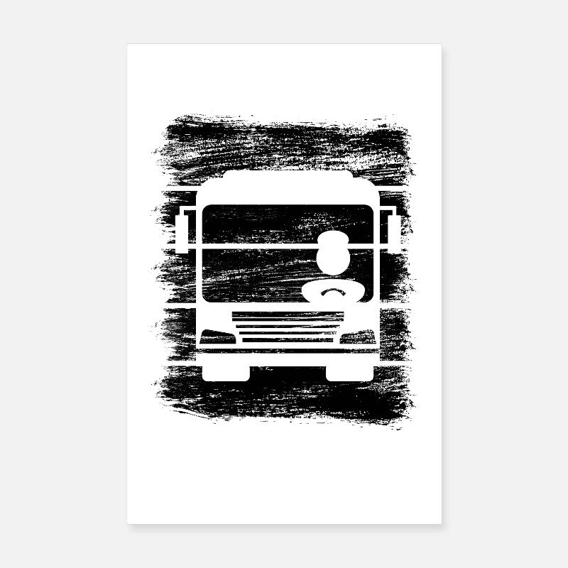 Busfahrer Poster 20x30 cm