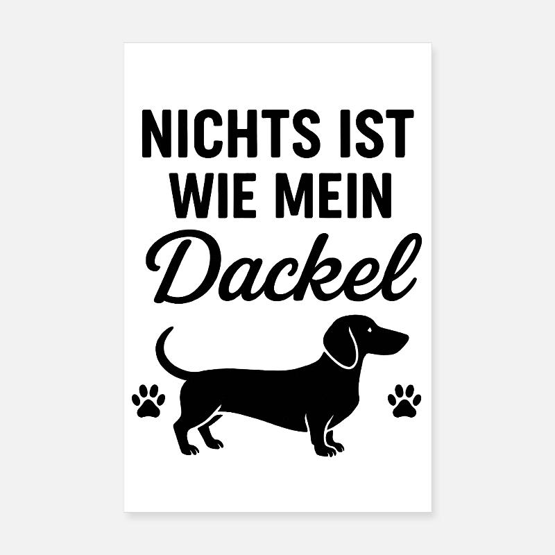 Mon dicton teckel Poster 20 x 30 cm
