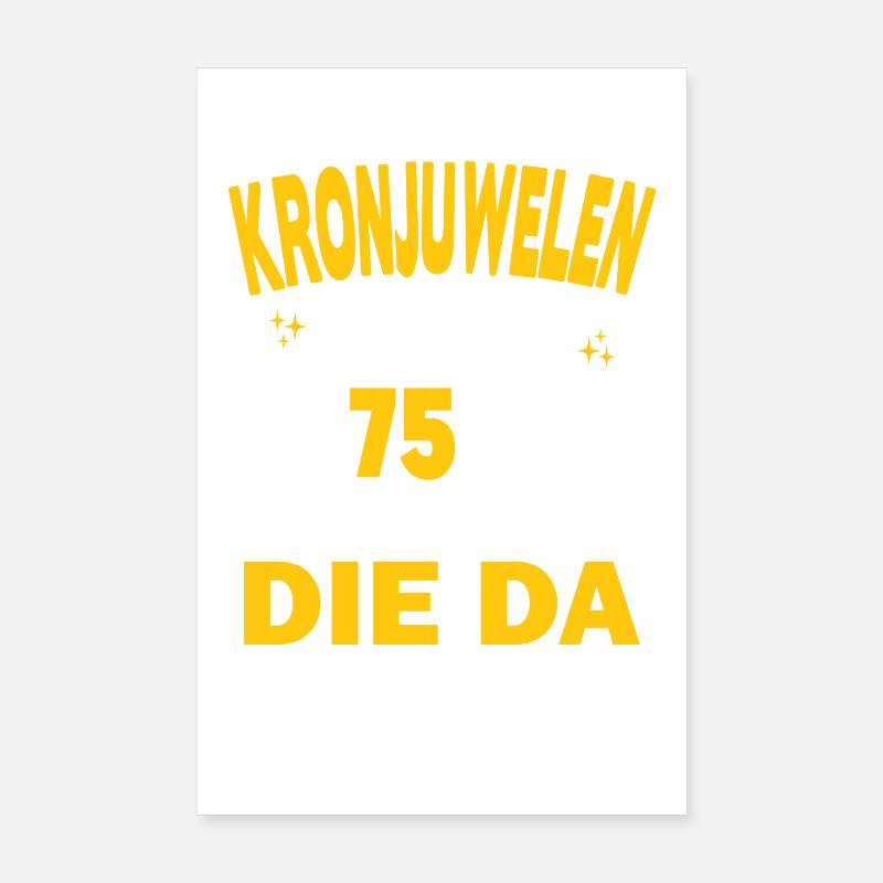75 ans de relation Anniversaire de mariage Anniversaire de mariage Poster 20 x 30 cm