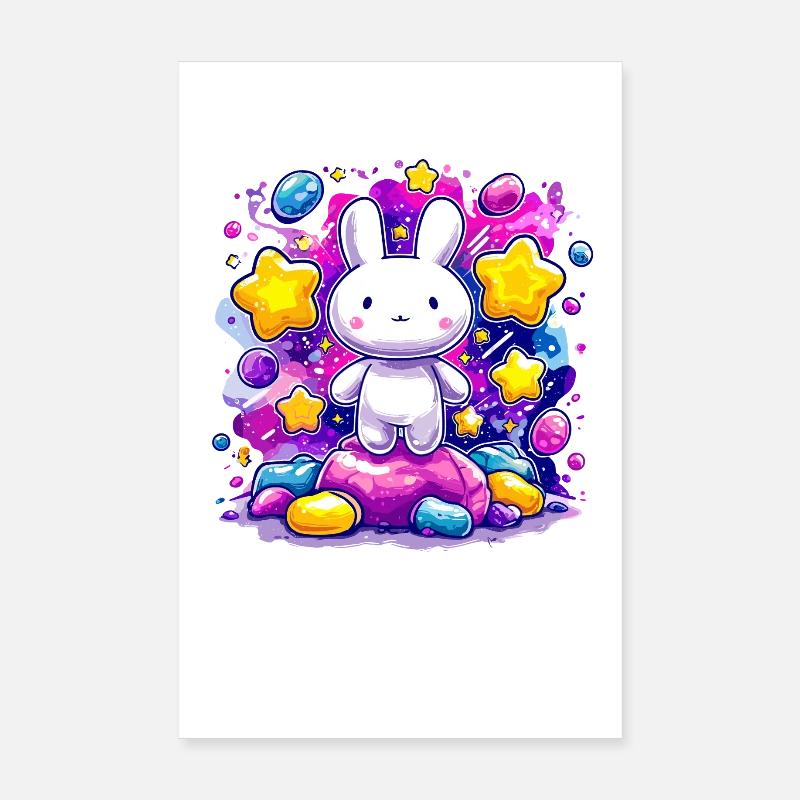 Lau Lapin dans Star Magic Poster 20 x 30 cm