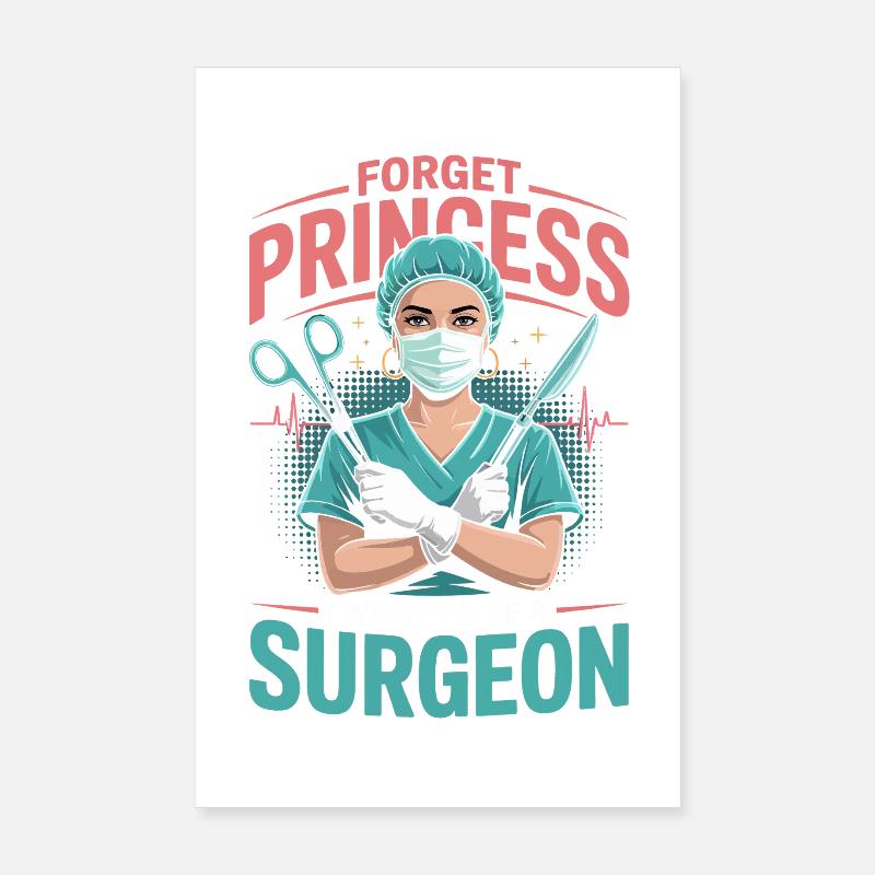 Médecin combatif : Pas une princesse Poster 20 x 30 cm
