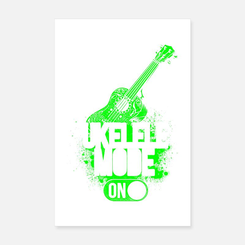 Hawaiian Ukulele Uke Ukulele Mode Poster 20x30 cm