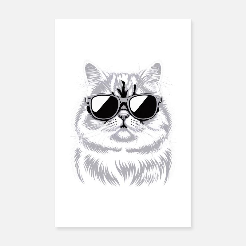 Chat persan Poster 20 x 30 cm