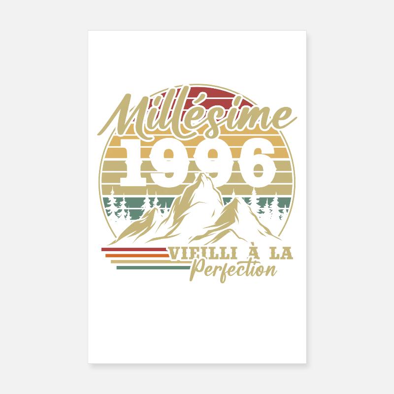 Millésime 1996 Poster 20 x 30 cm