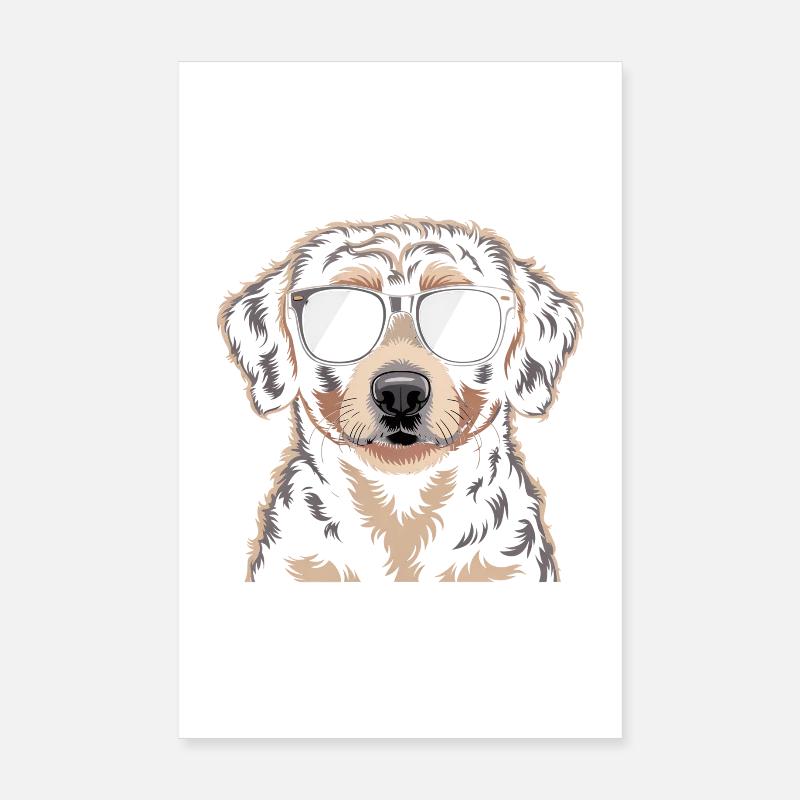 Bernese Mountain Dog Poster 8" x 12" (20x30 cm)
