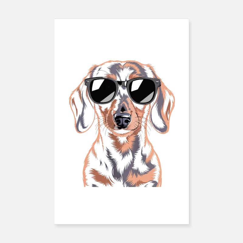 Dachshund Poster 8" x 12" (20x30 cm)