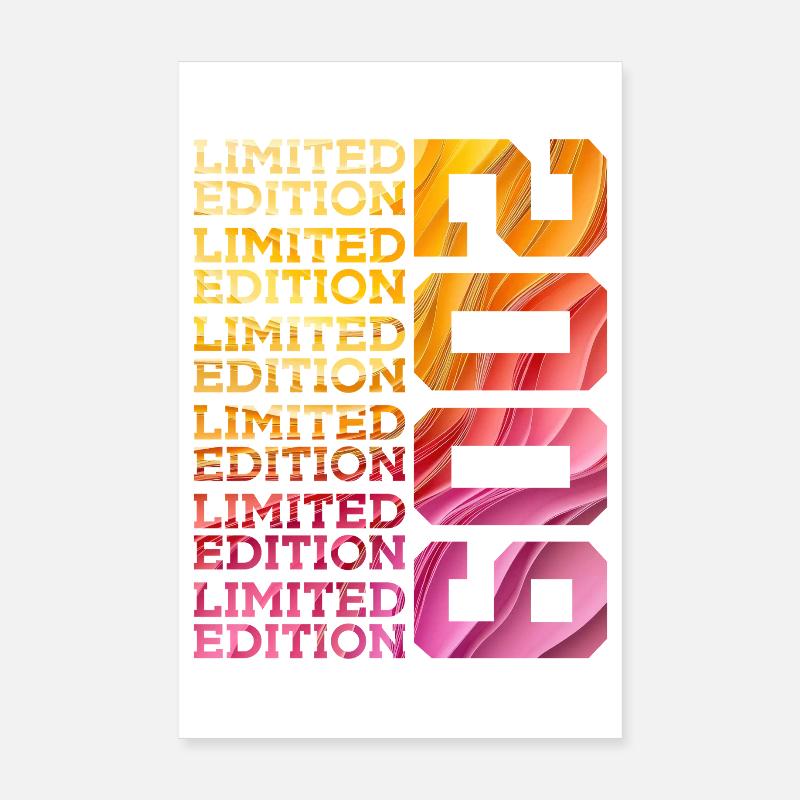ÉDITION LIMITÉE 2009 17 ANS 17E ANNIVERSAIRE Poster 20 x 30 cm
