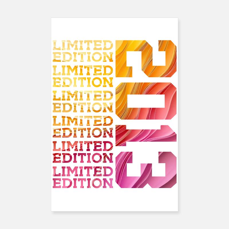 ÉDITION LIMITÉE 2013 13 ANS 13E ANNIVERSAIRE Poster 20 x 30 cm