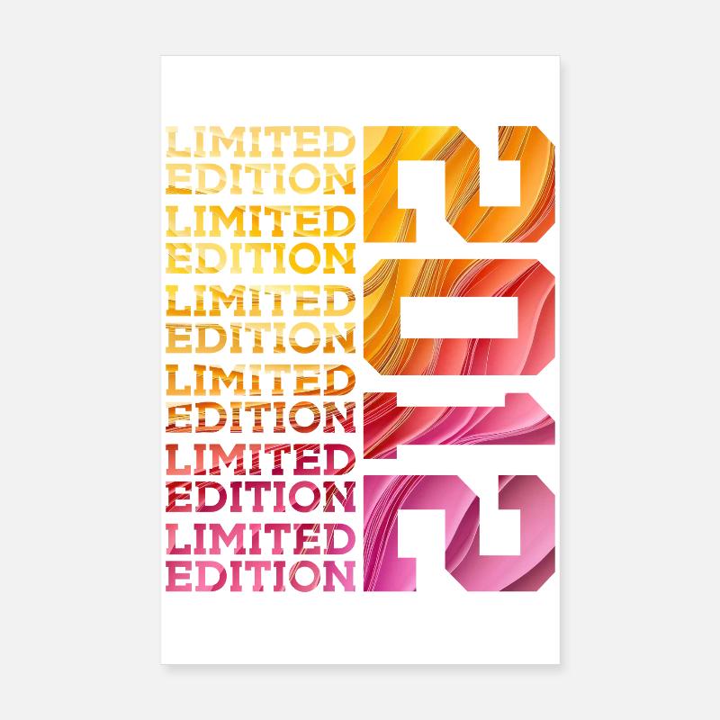 ÉDITION LIMITÉE 2012 14 ANS 14E ANNIVERSAIRE Poster 20 x 30 cm