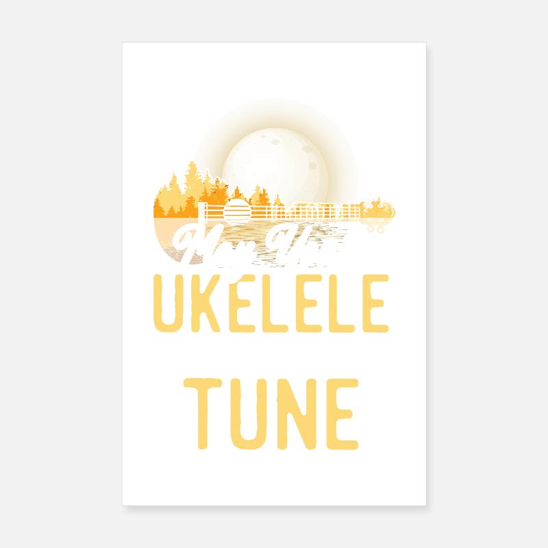 Hawaiian Ukulele Uke Moon May Your Poster 20x30 cm