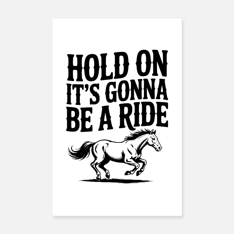 Warte kurz – Es wird eine Fahrt Poster 20x30 cm