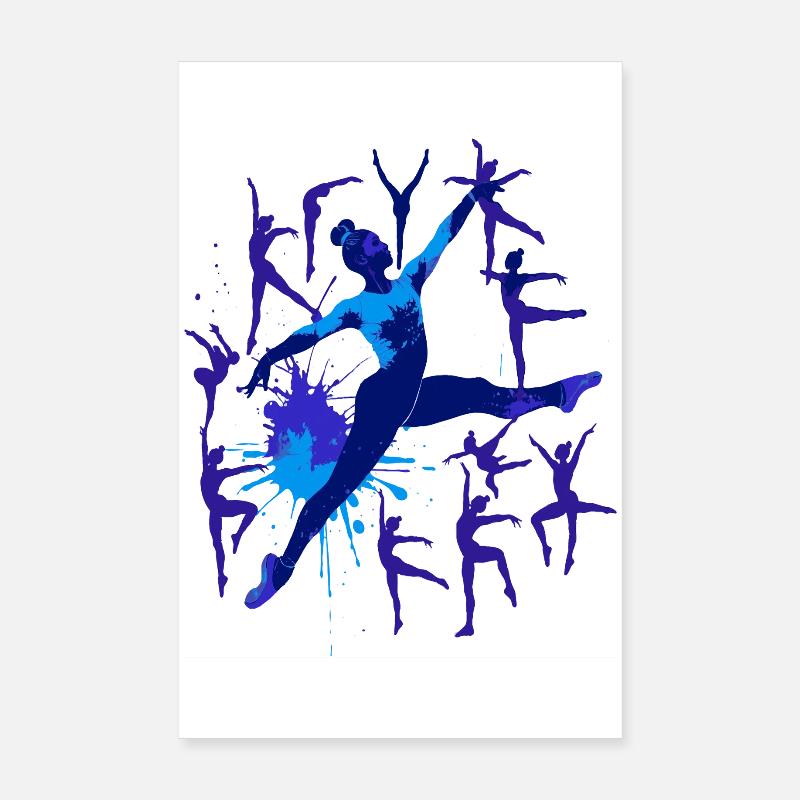 Gymnastics Gymnastics Acrobatics Artistic Gymnastics Poster 8" x 12" (20x30 cm)