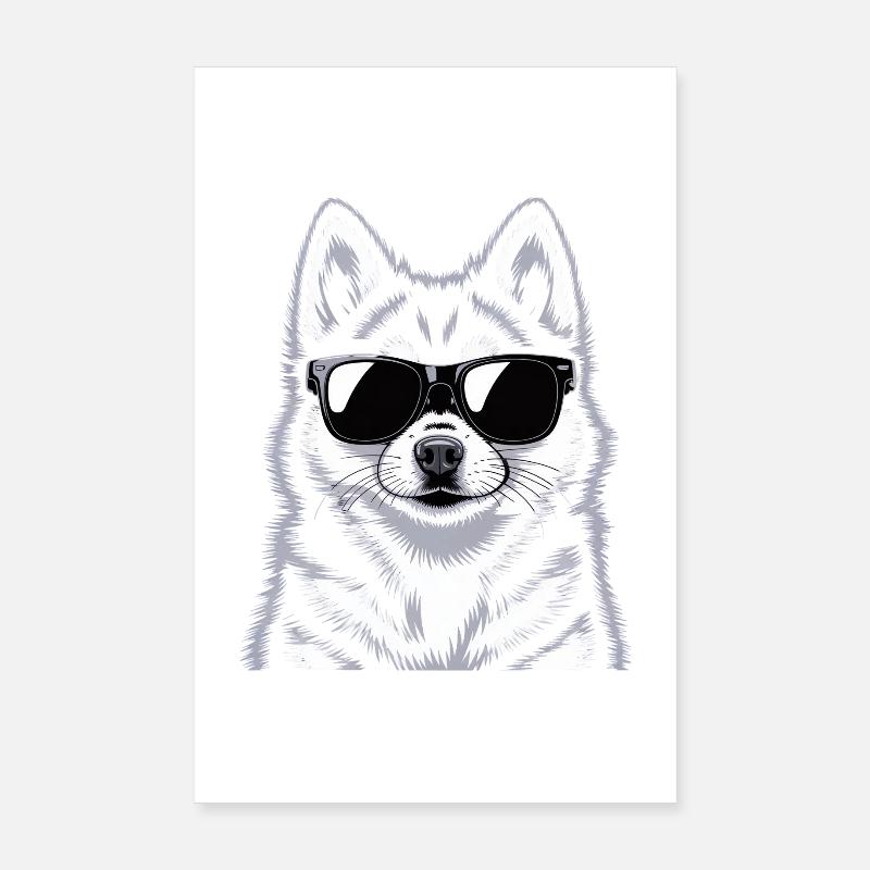 Pomsky Poster 20x30 cm