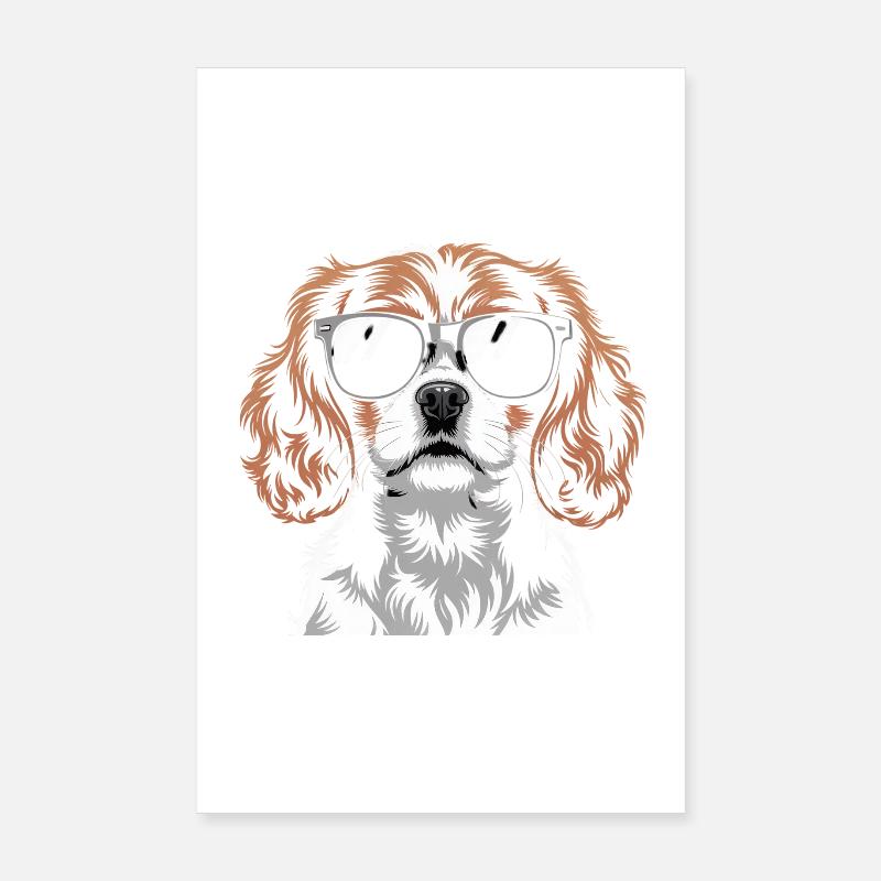 King Charles Spaniel Poster 8" x 12" (20x30 cm)