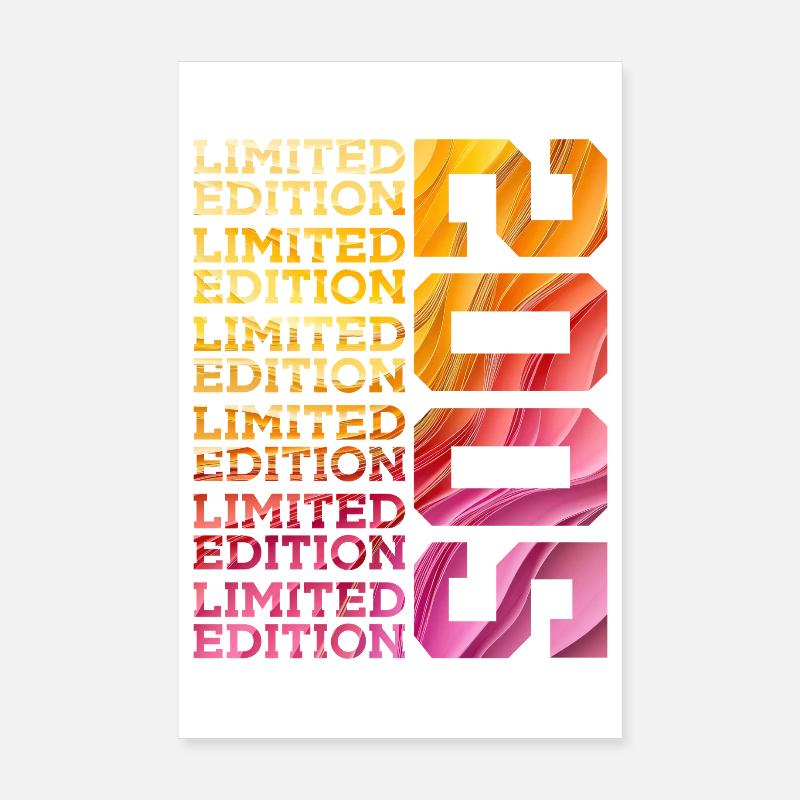 ÉDITION LIMITÉE 2005 21 ANS 21E ANNIVERSAIRE Poster 20 x 30 cm