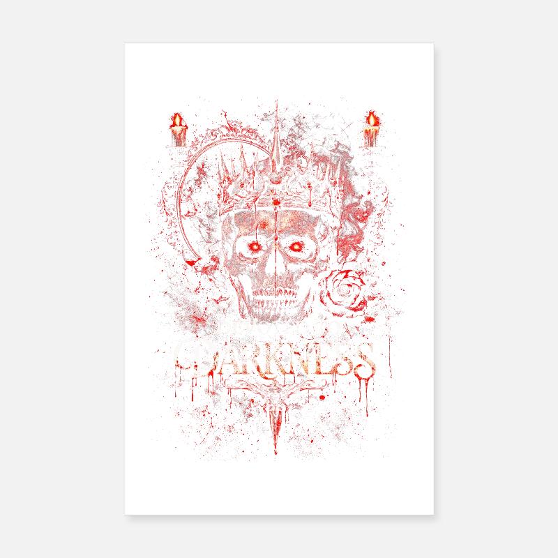Dark Romance Booktok Devoted To Darkness Poster 20x30 cm