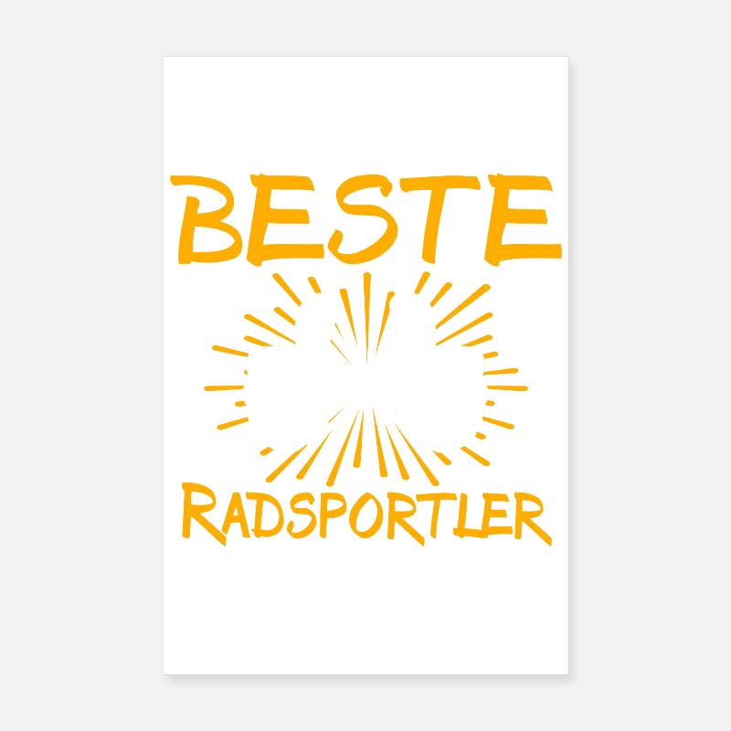 Idée cadeau cycliste Poster 20 x 30 cm