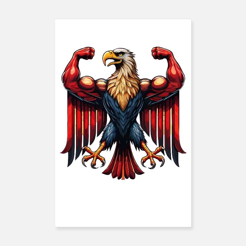 Eagle Poster 8" x 12" (20x30 cm)