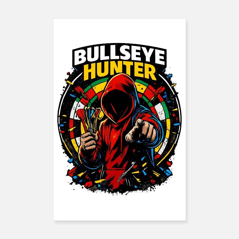 Dart Bullseye Hunter Poster 20x30 cm