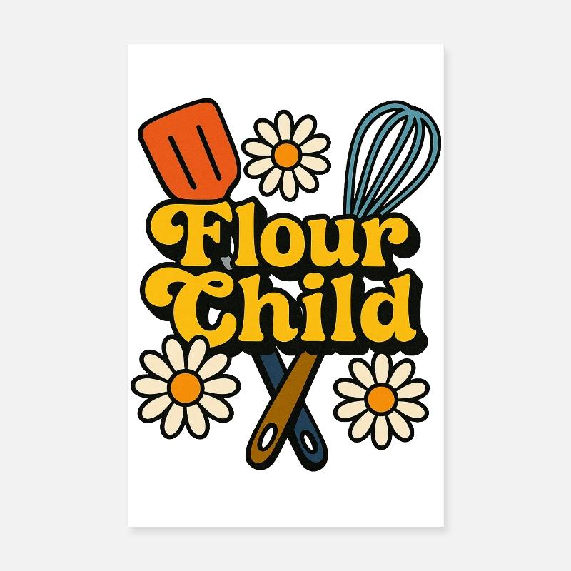 Mehlkind-Backkunst Poster 20x30 cm