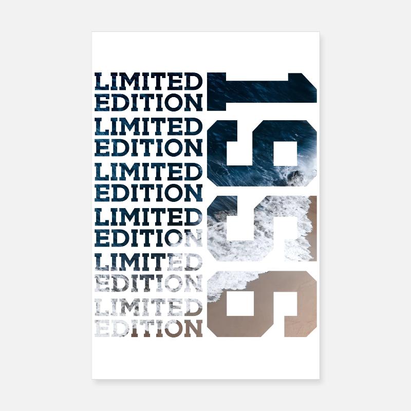 ÉDITION LIMITÉE 1956 70 ANS 70E ANNIVERSAIRE Poster 20 x 30 cm