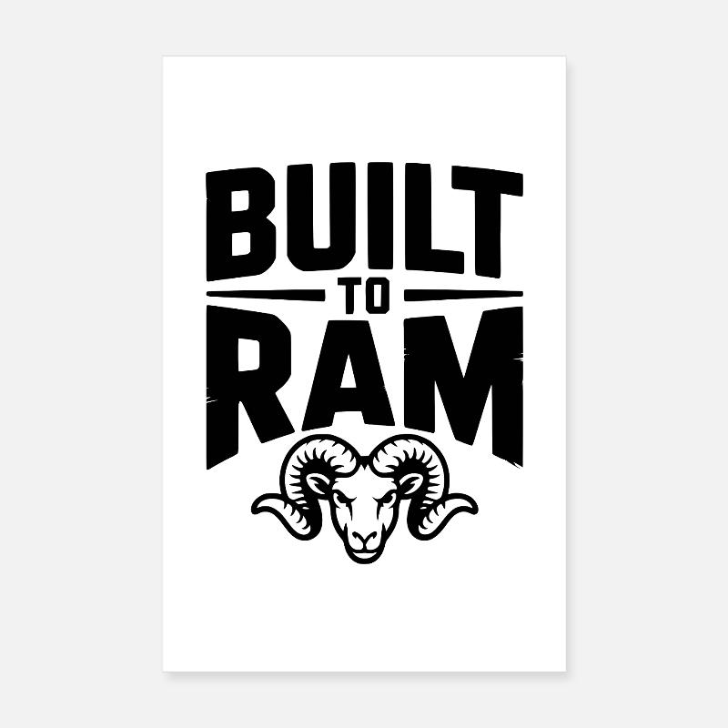 Construit sur Ram Poster 20 x 30 cm